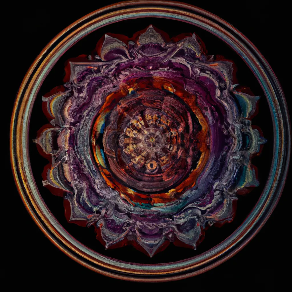 Ilustracao mandala terapeutica