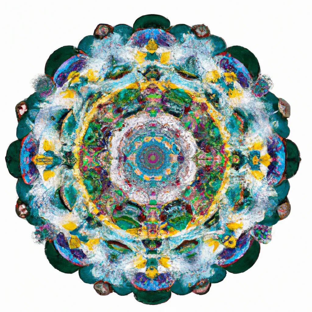 Ilustracao mandala ubatuba