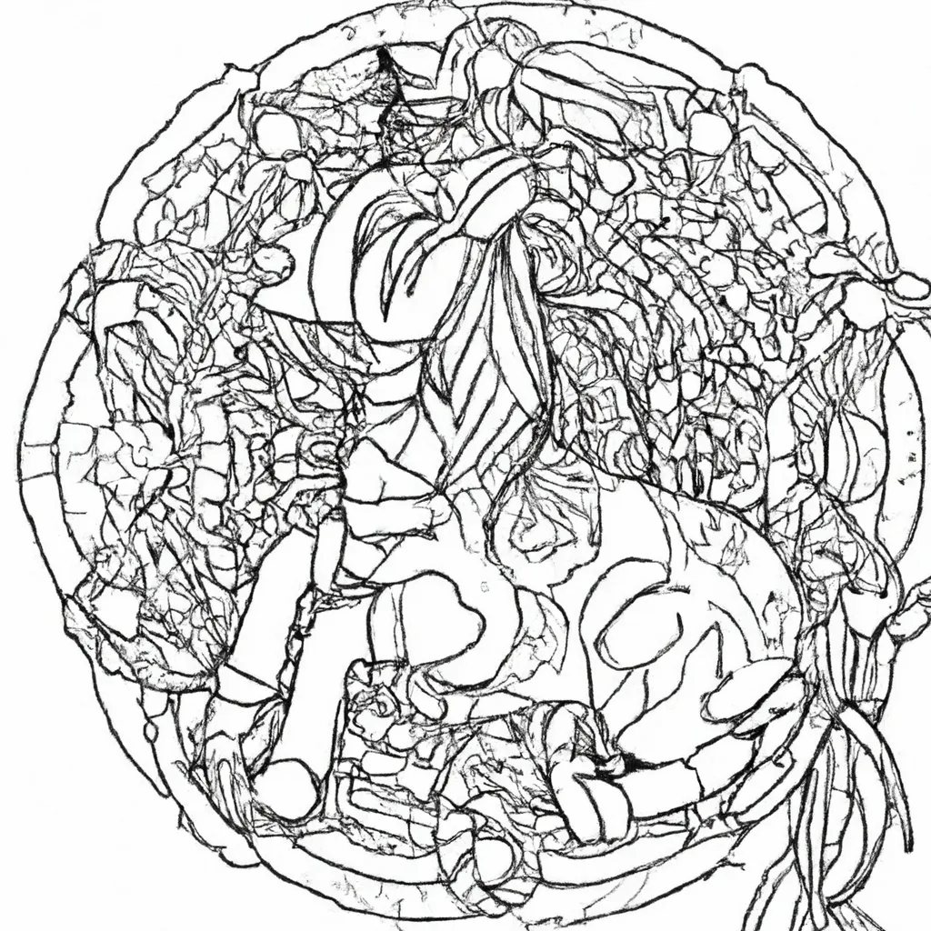 Ilustracao mandala unicornio para colorir