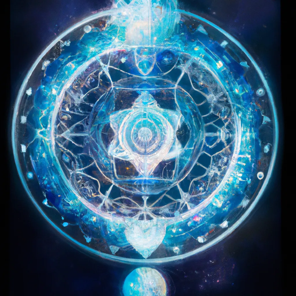 Ilustracao mandala universo