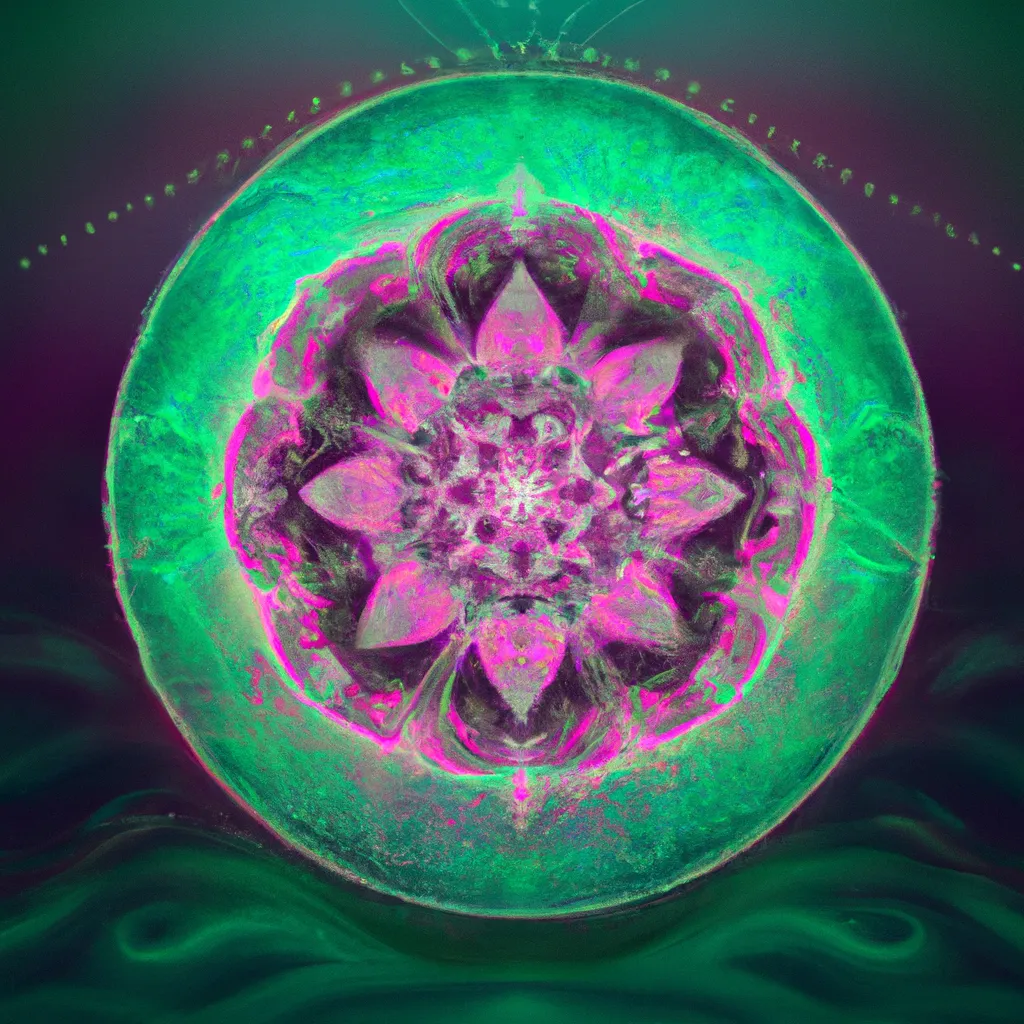 Ilustracao mandala vibracional