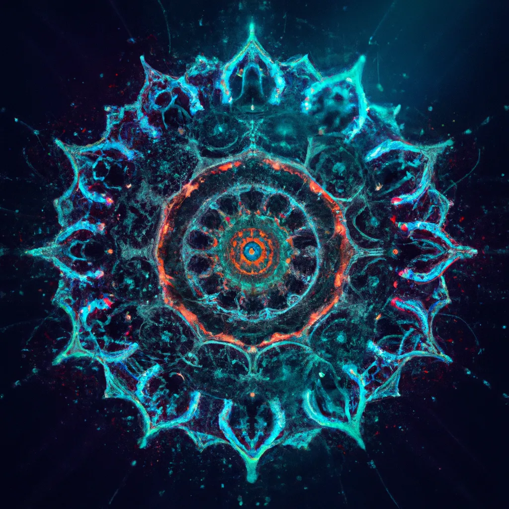 Ilustracao mandala wallpaper 4k