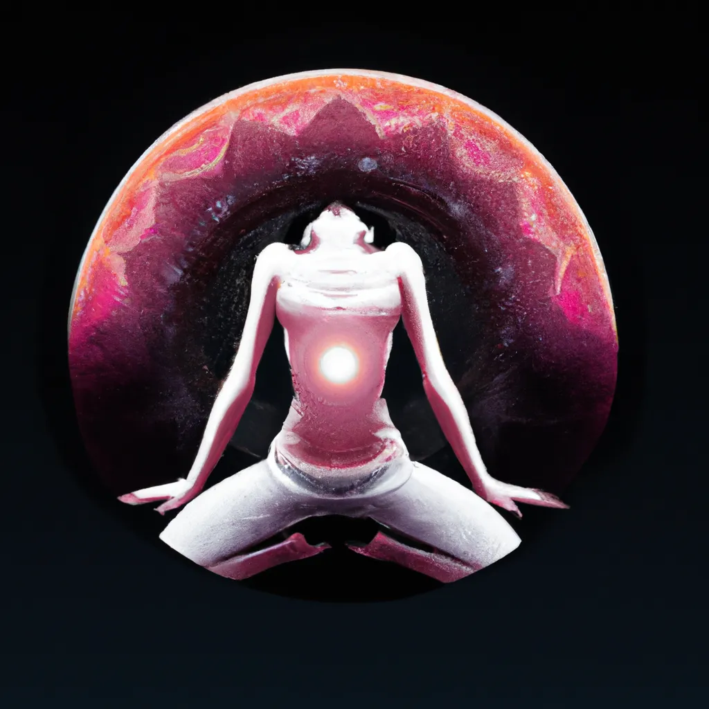 Ilustracao mandala yoga
