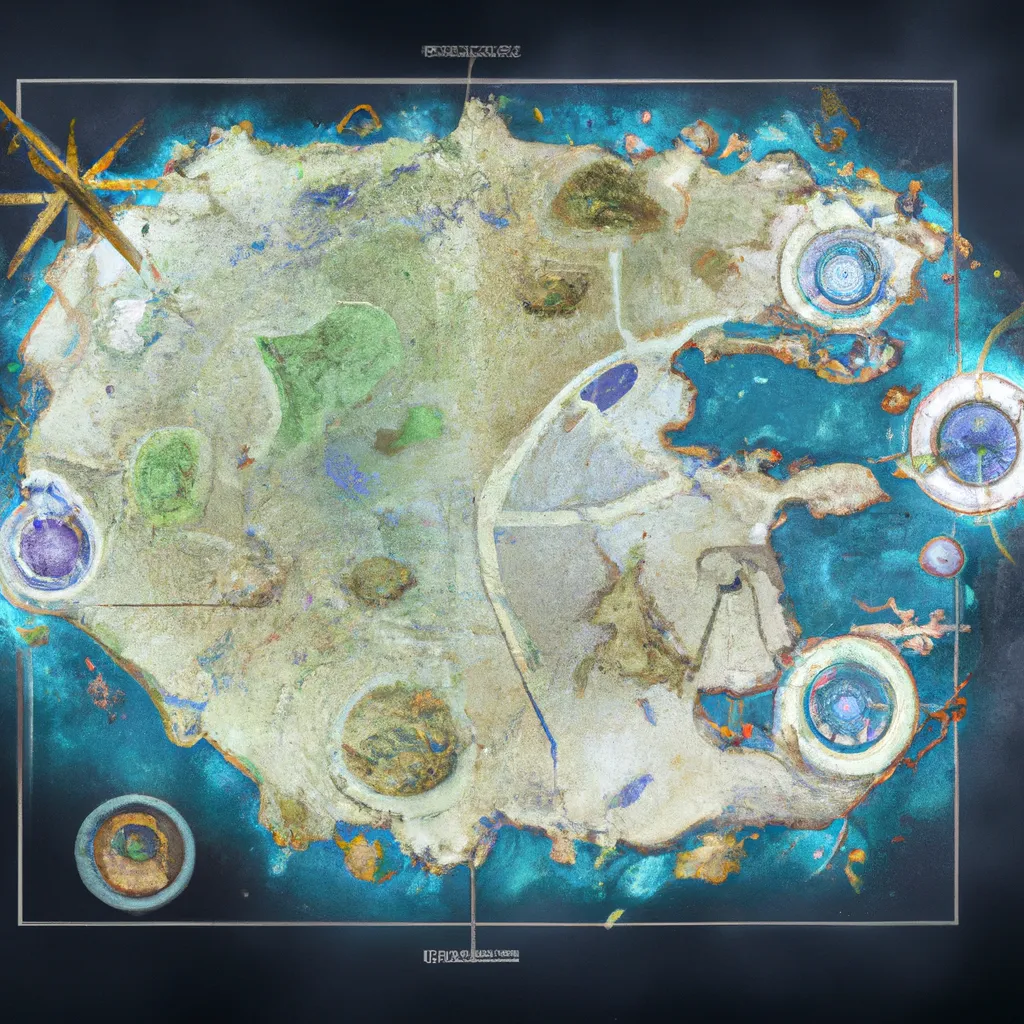 Ilustracao mapa astral casal