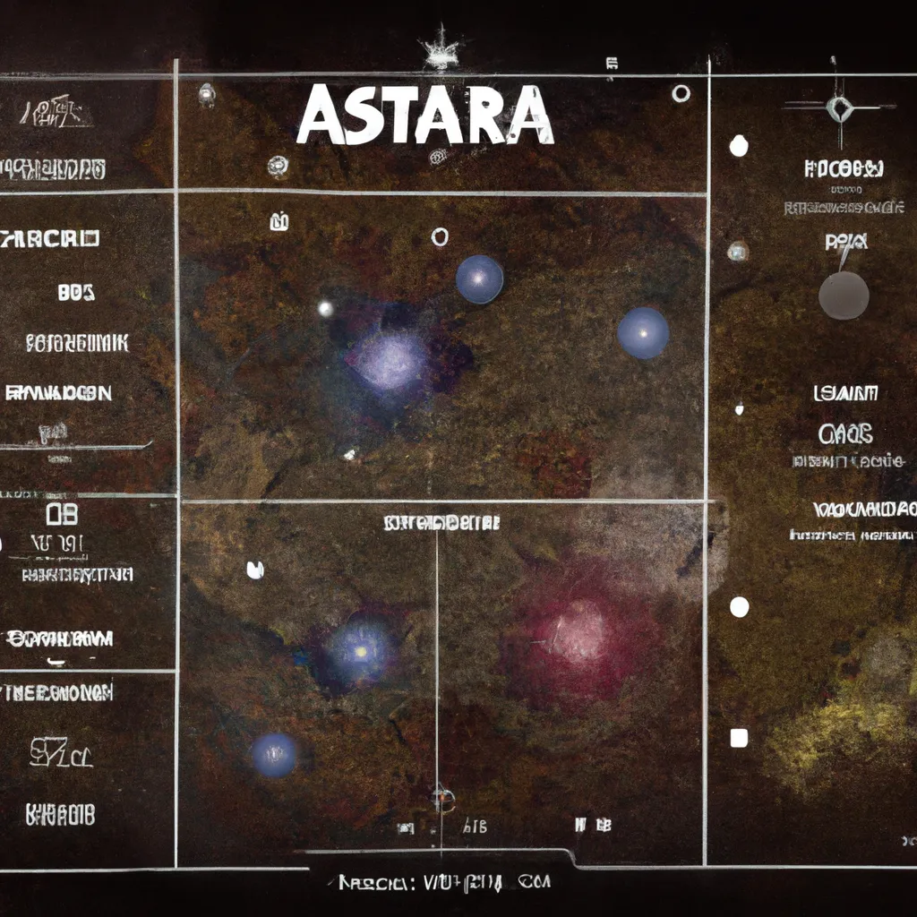 Ilustracao mapa astral em ingles