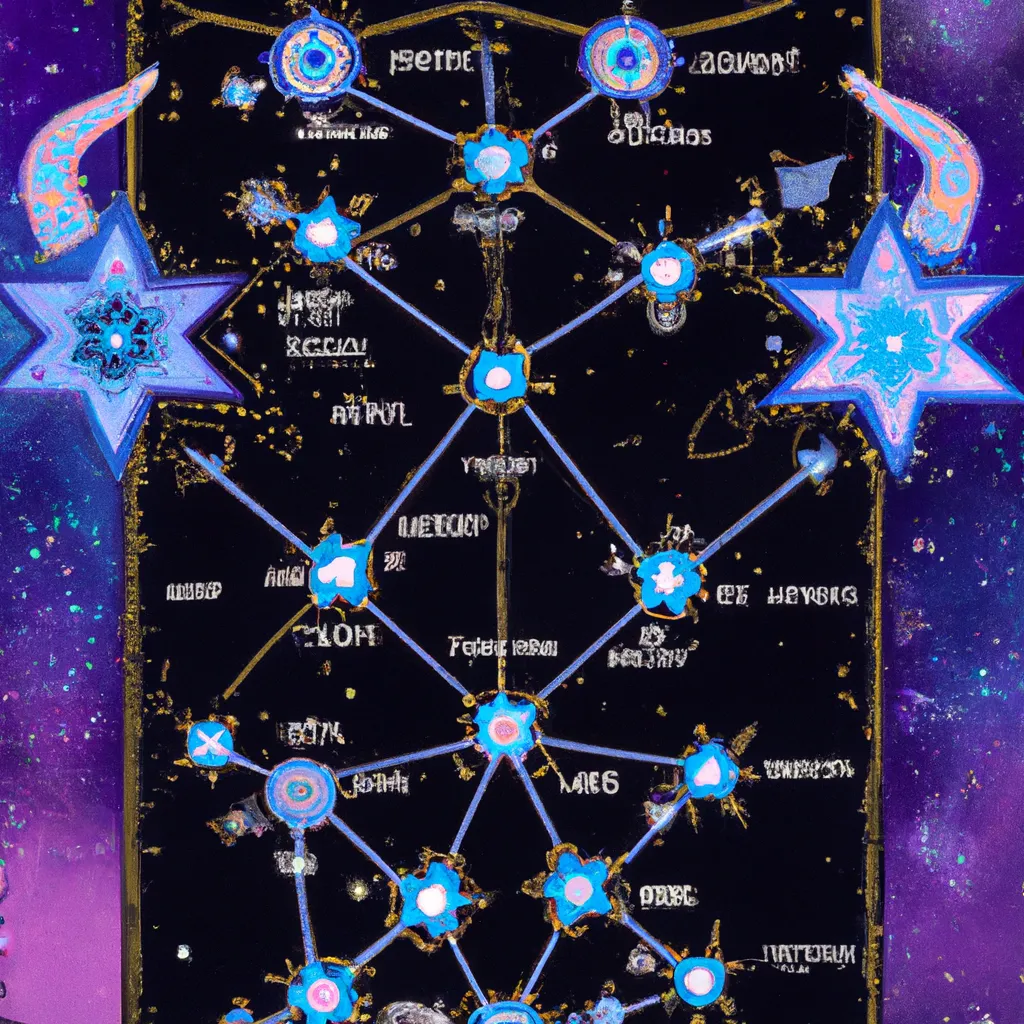 Ilustracao mapa astral escorpiao
