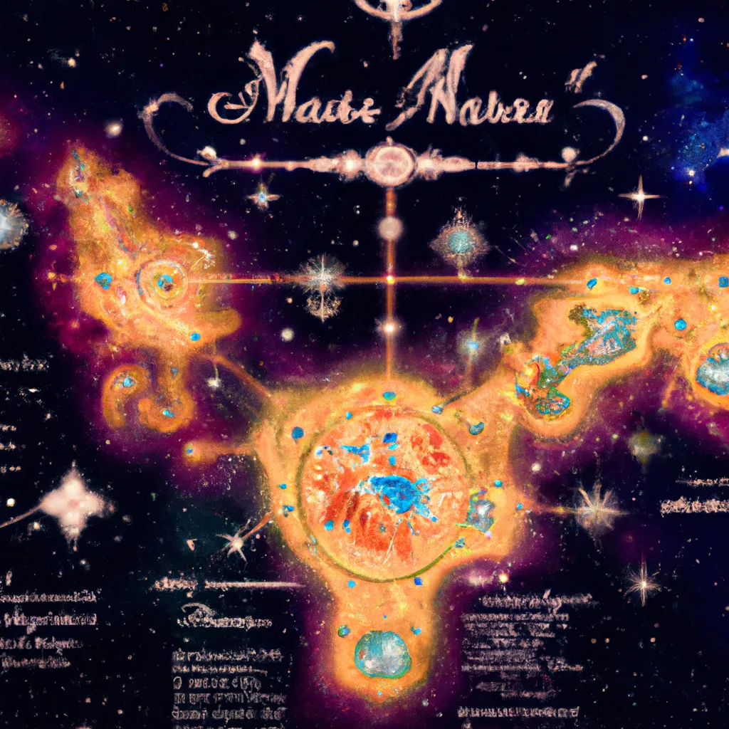 Ilustracao mapa astral ingles
