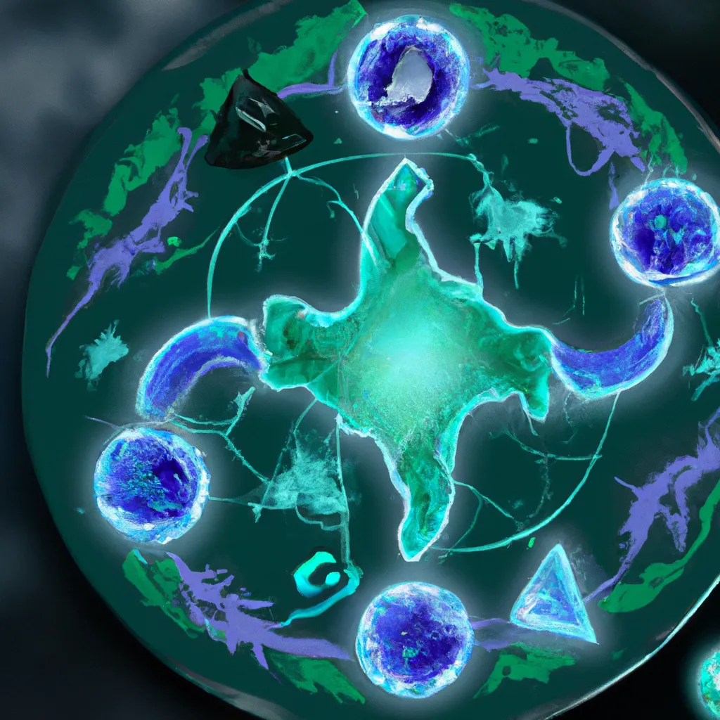 Ilustracao mapa astral jade picon