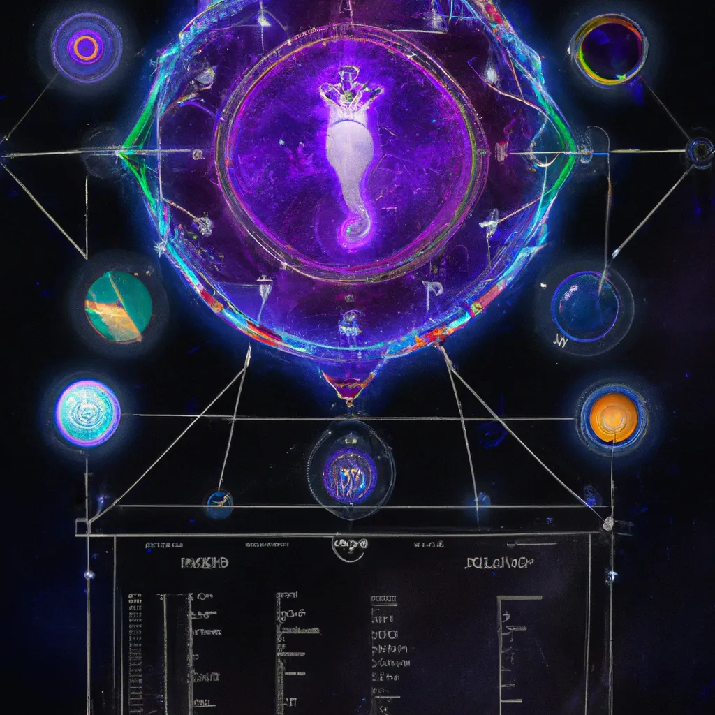 Ilustracao mapa astral leao