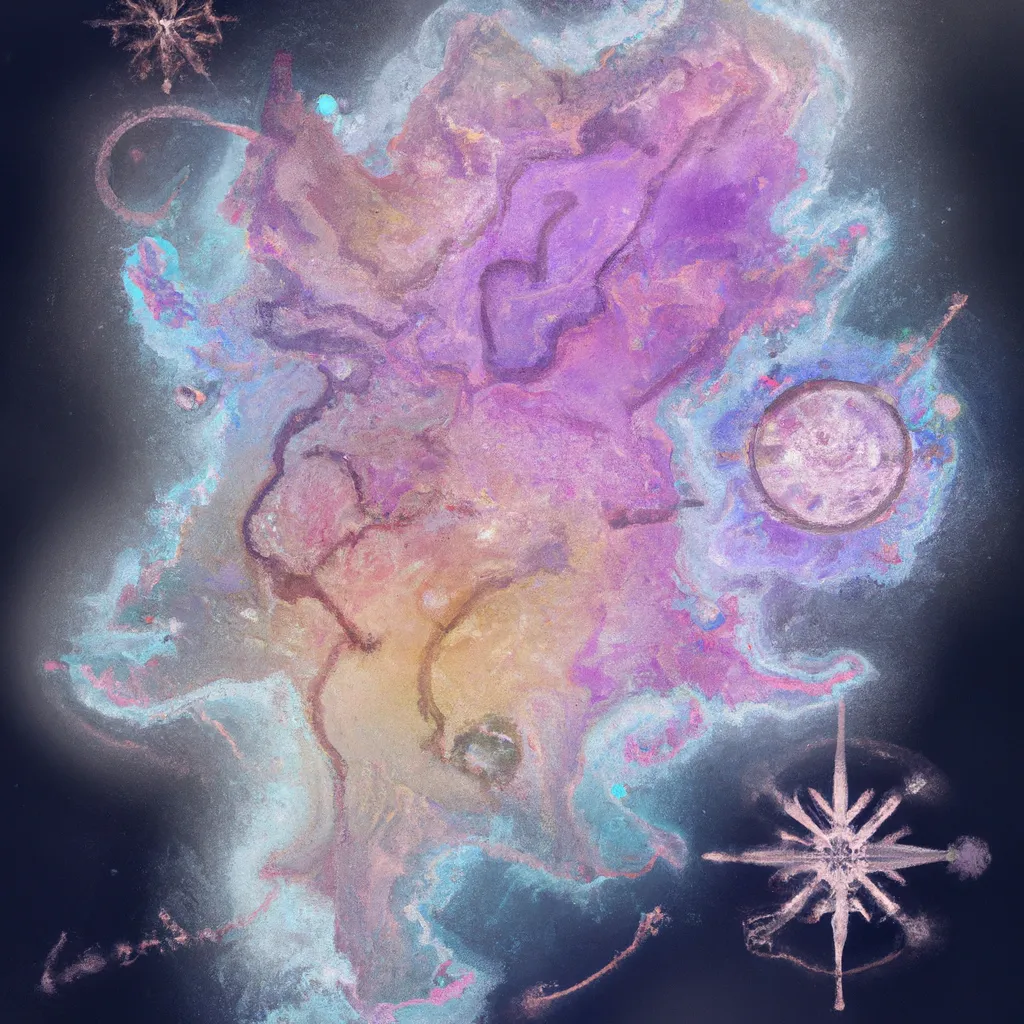 Ilustracao mapa astral luisa sonza