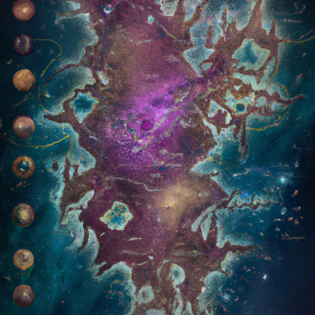Ilustracao mapa astral profissional