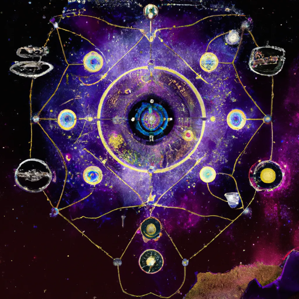 Ilustracao mapa astral qual meu ascendente