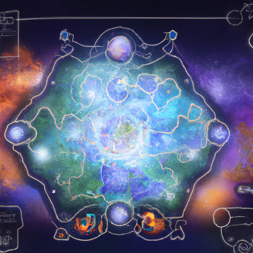 Ilustracao mapa astral quiz