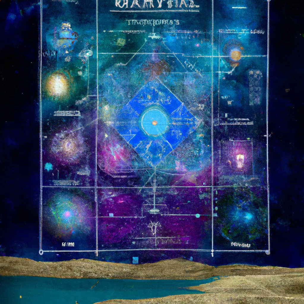 Ilustracao mapa astral significado