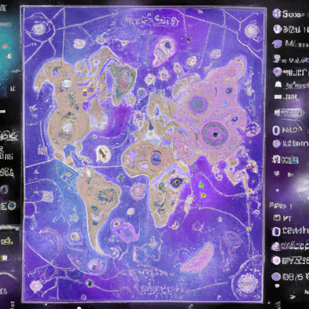 Ilustracao mapa astral umbanda gratis