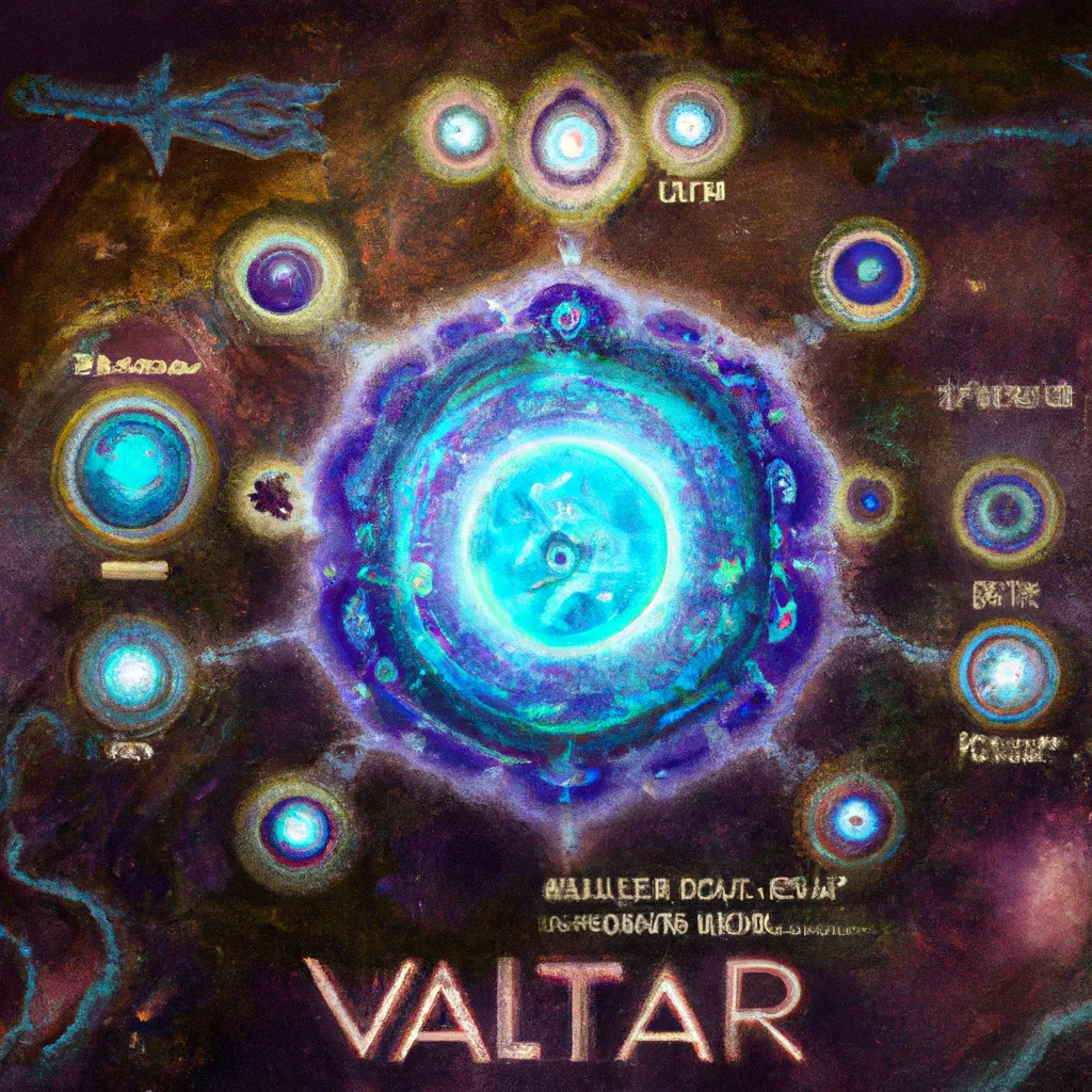 Ilustracao mapa astral valor