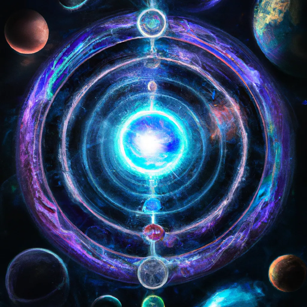 Ilustracao mapa astral viagem
