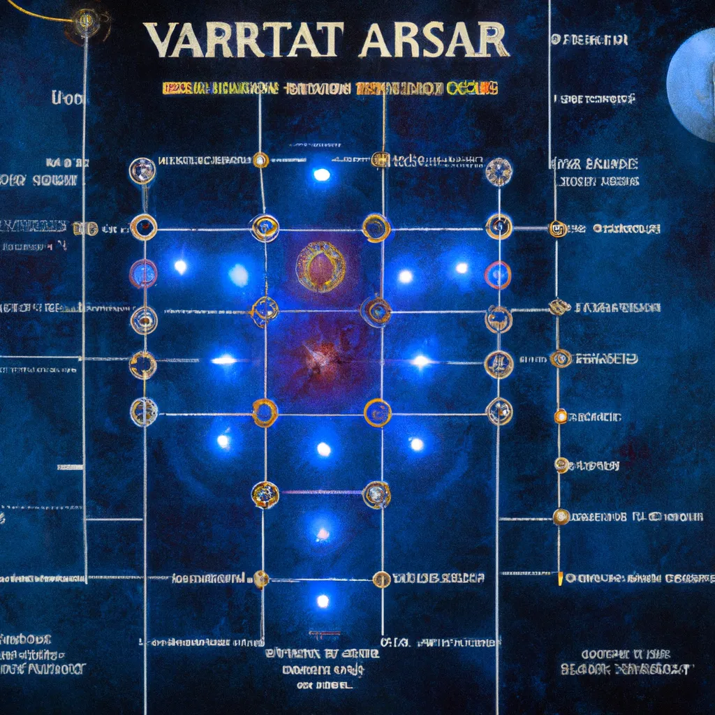 Ilustracao mapa astral vocacional gratuito