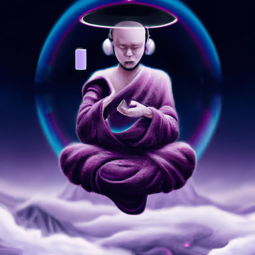 Ilustracao meditacao ansiedade