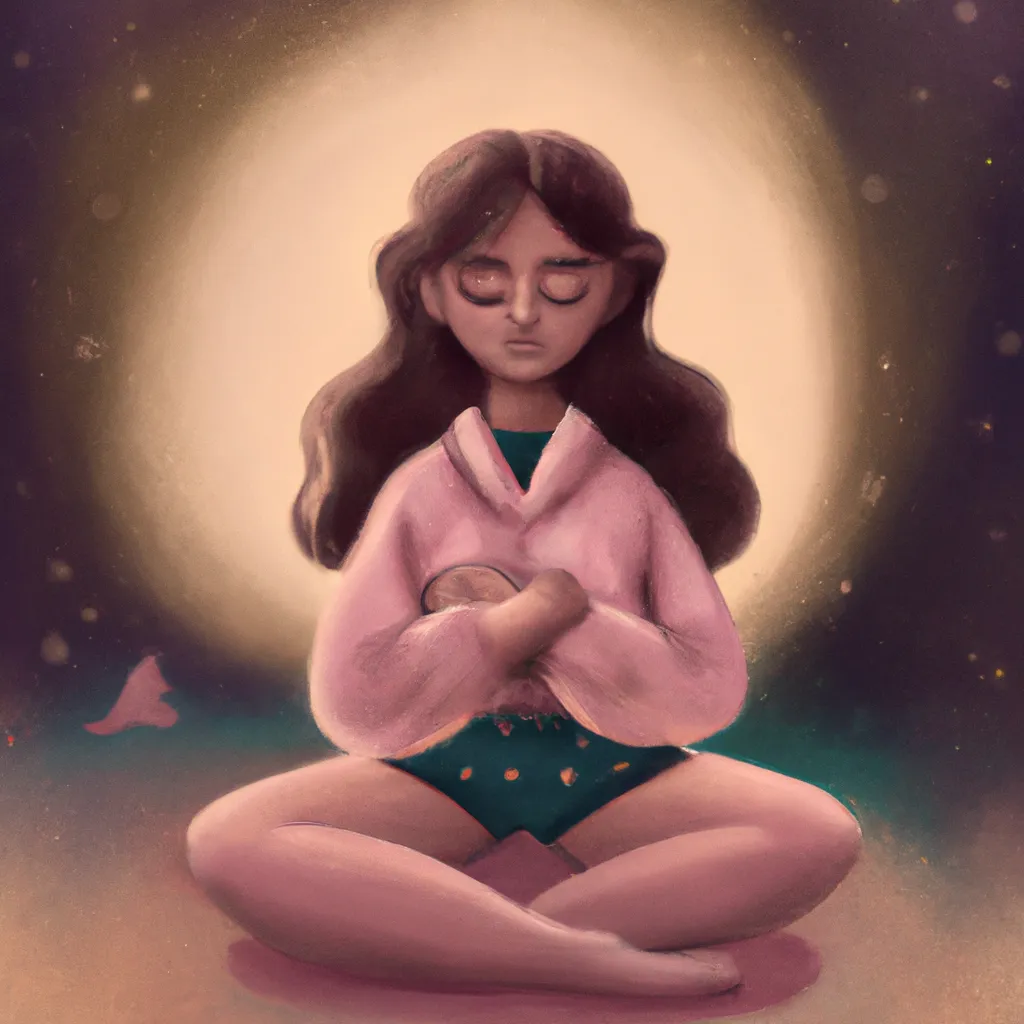 Descubra os Benefícios da Meditação Antes de Dormir! 7 Ilustracao meditacao antes de dormir