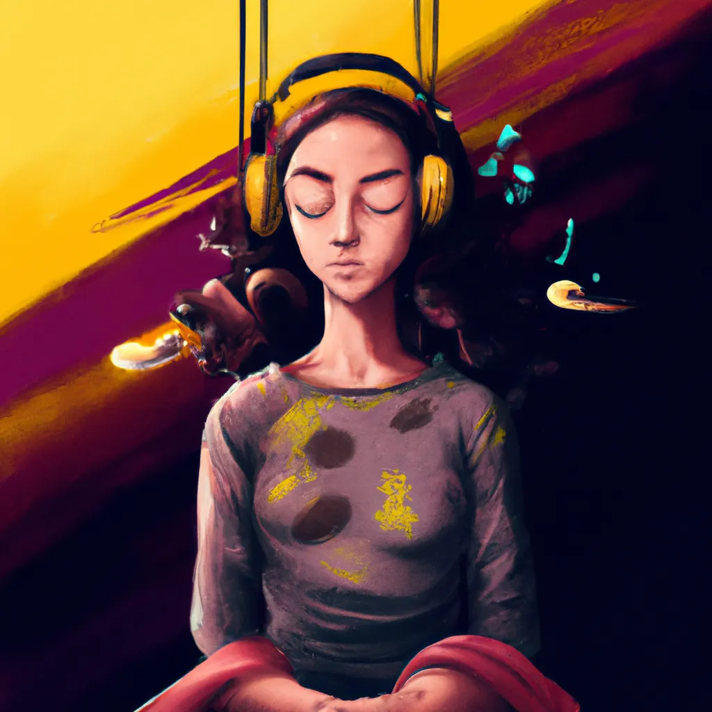 Ilustracao meditacao atencao plena