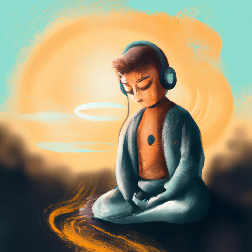 Ilustracao meditacao jovem iasd