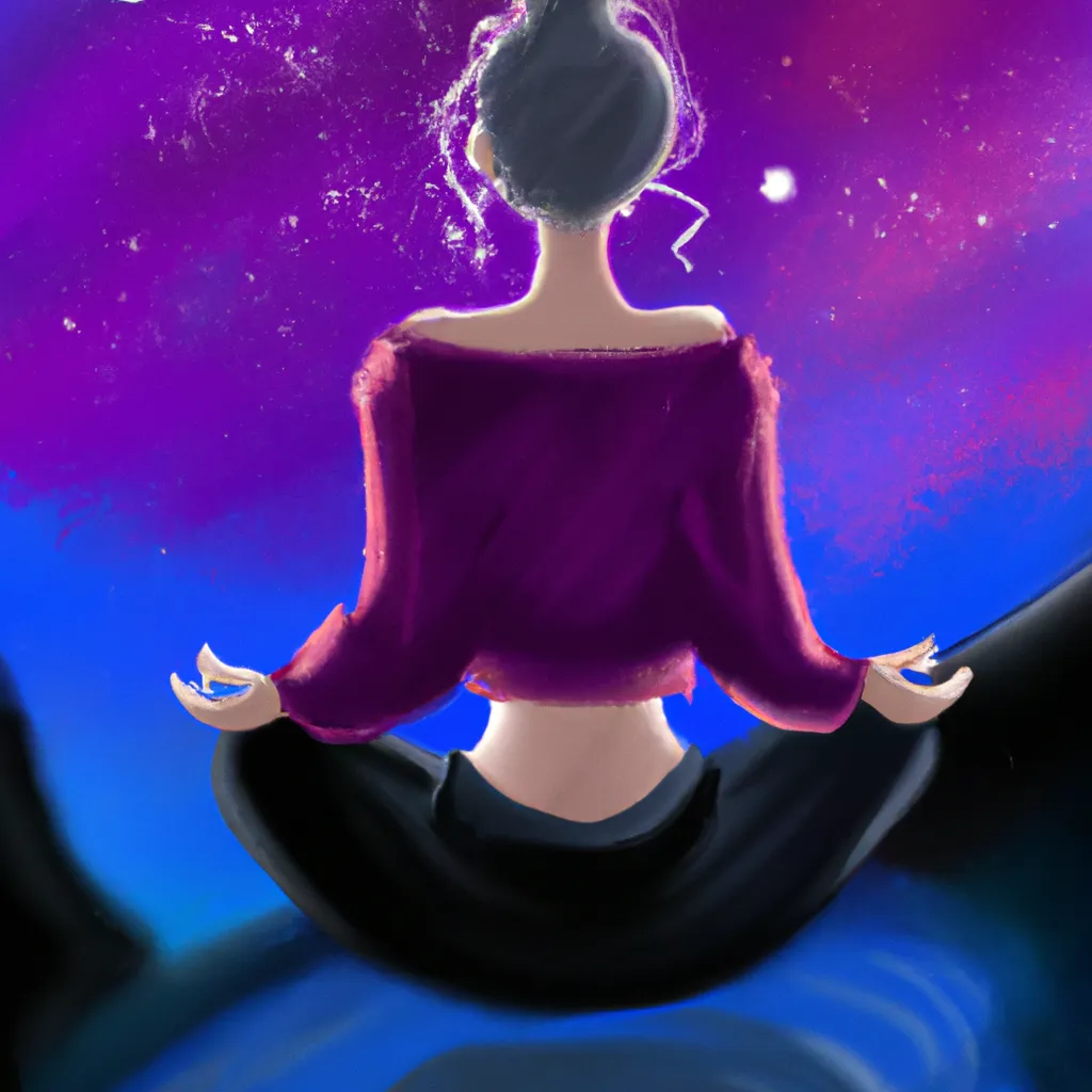 Meditação Louise Hay: Transforme Sua Noite Em Uma Experiência Revigorante! 7 Ilustracao meditacao louise hay noite