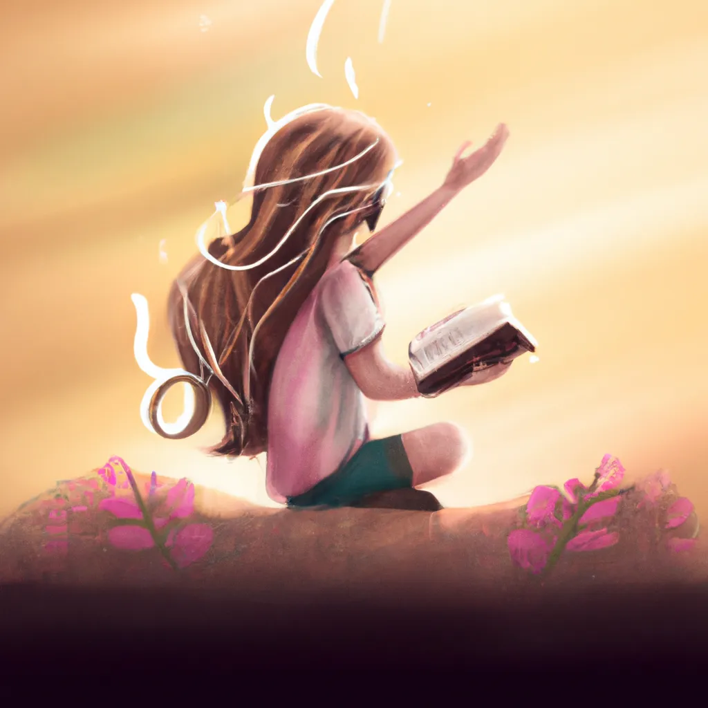 Ilustracao meditacao na palavra de deus