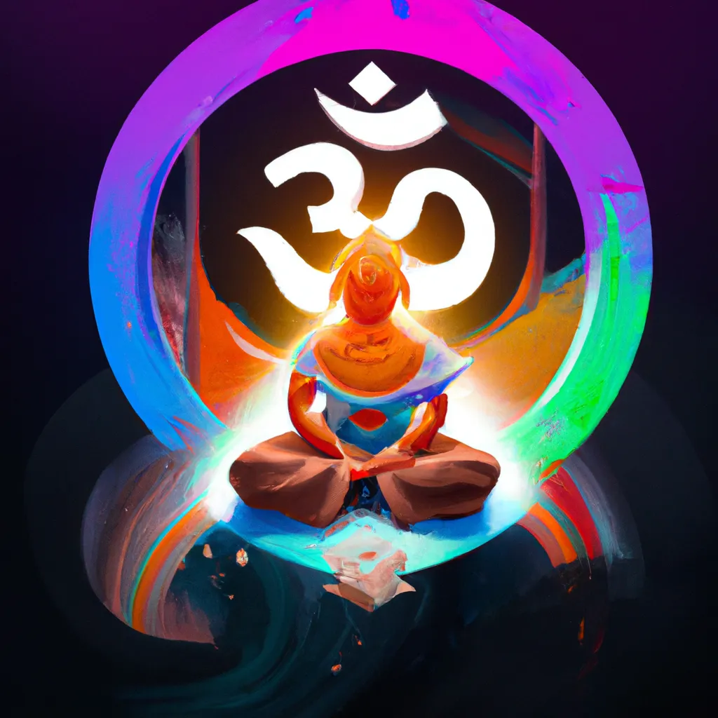 Meditação OM: Descubra os Benefícios de Uma Prática Milenar! 7 Ilustracao meditacao om