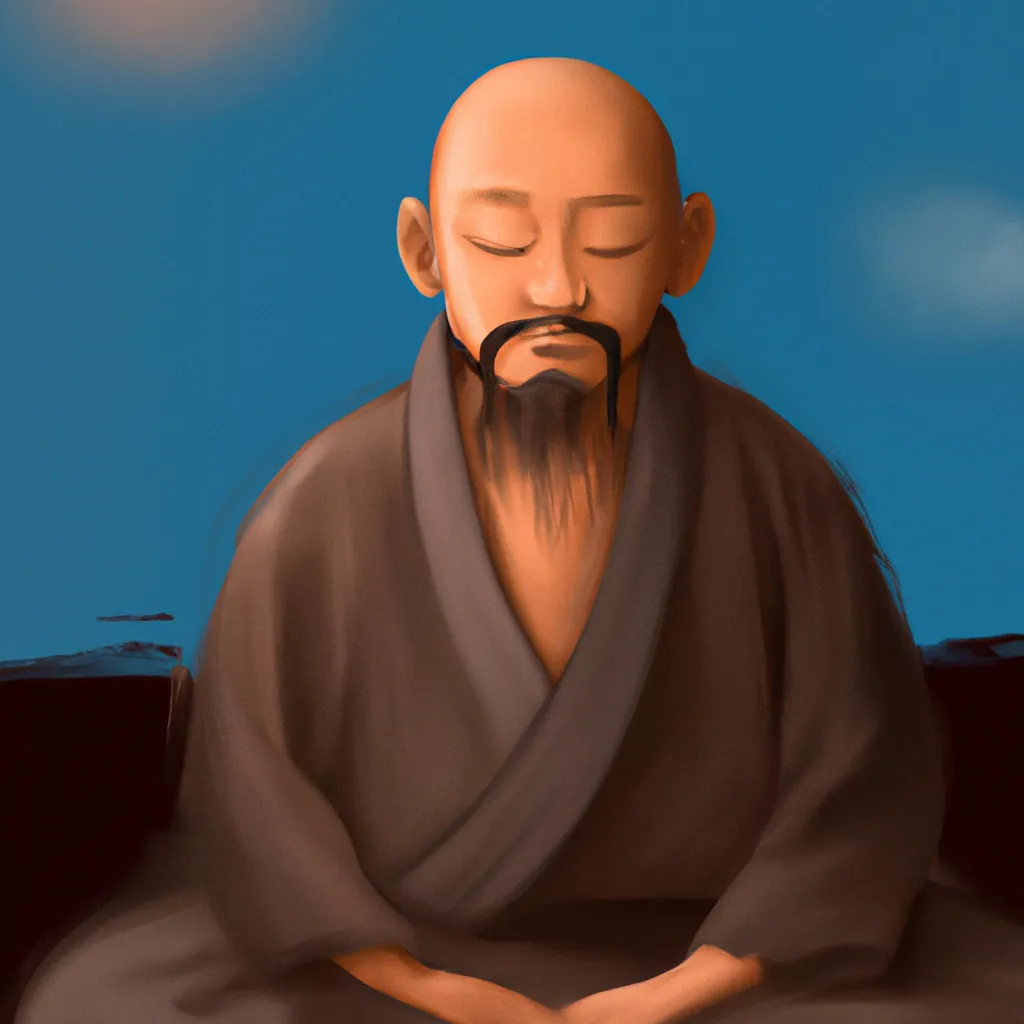 Ilustracao meditacao osho