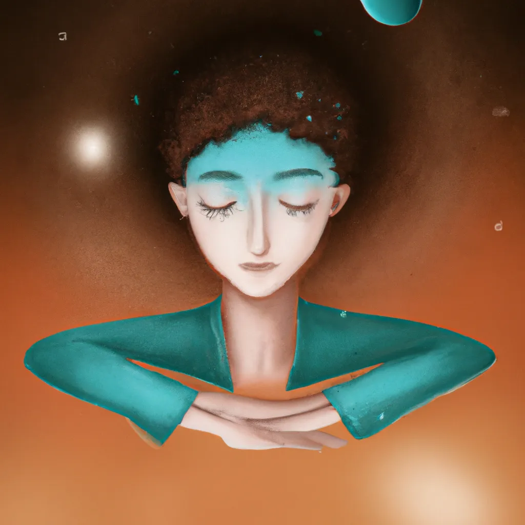 Meditação para Dormir Bem: Aprenda a Ter Noites de Sono Reparadoras! 7 Ilustracao meditacao para dormir bem