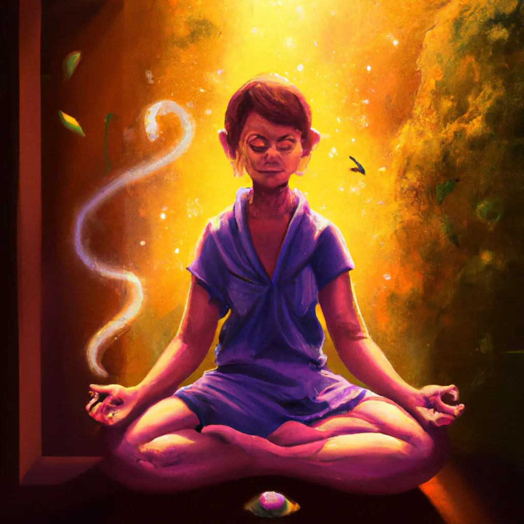 Ilustracao meditacao para iniciantes