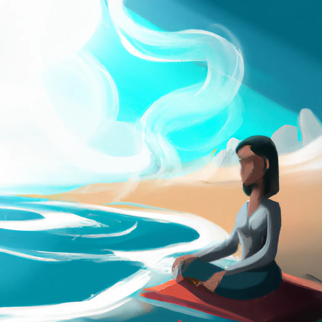 Meditação para Relaxar: Descubra como Alcançar o Equilíbrio Mental e Físico! 7 Ilustracao meditacao para
