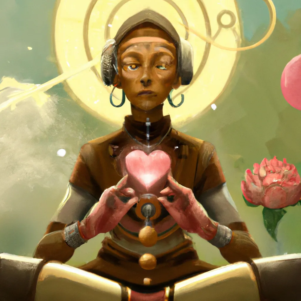 Ilustracao meditacao quantica prosperidade