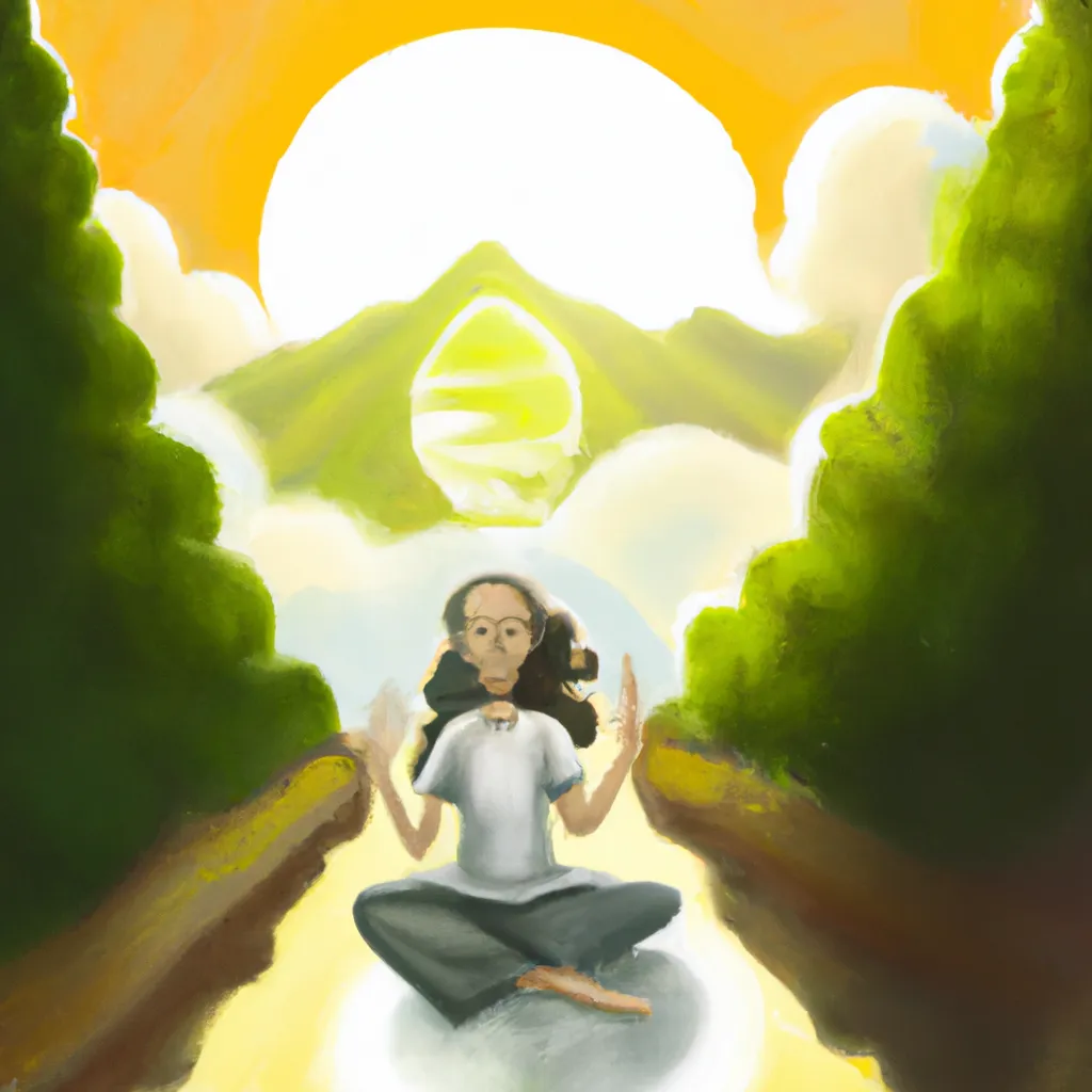 Ilustracao meditacao significado