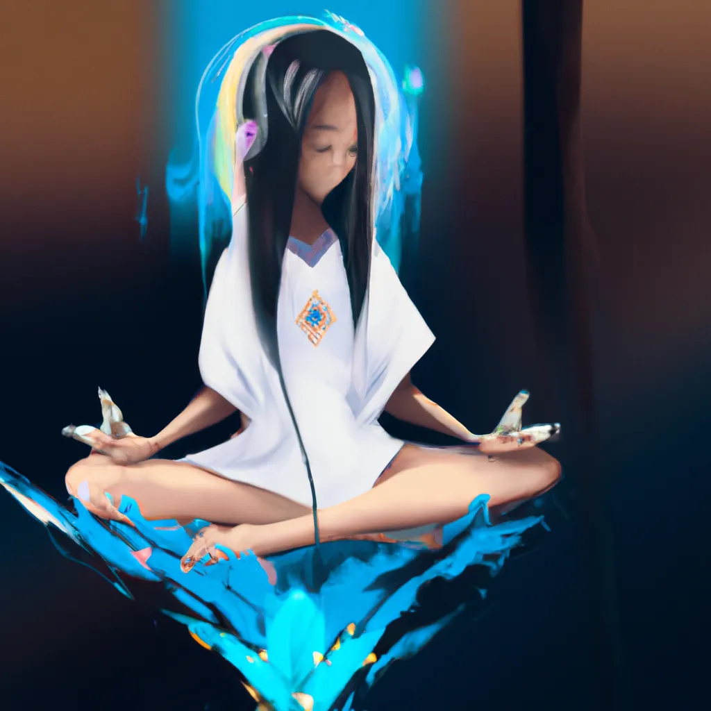 Ilustracao meditacao tantrica