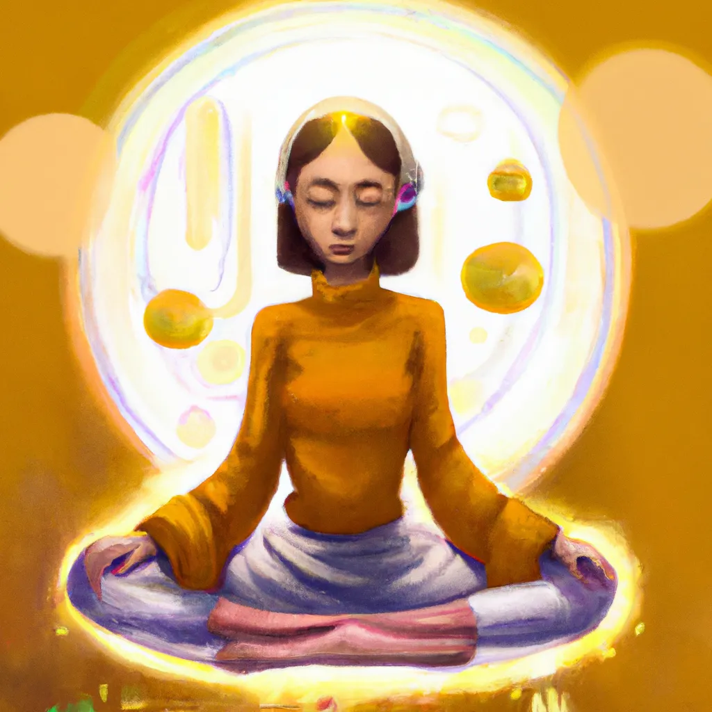 Ilustracao meditacao transcendental como fazer
