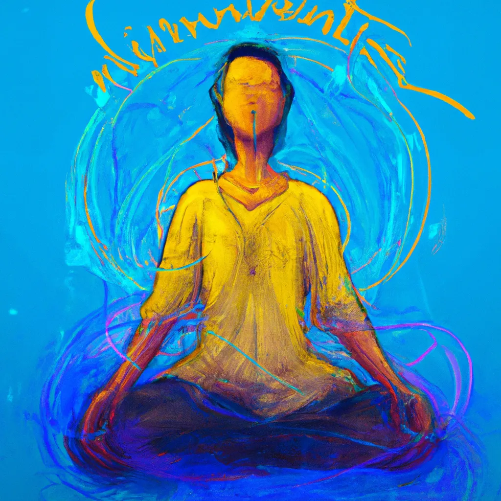 Ilustracao meditacao transcendental mantra