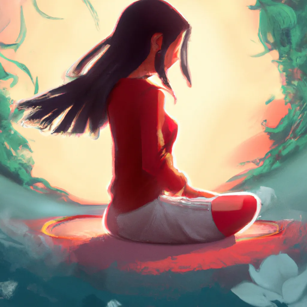 Ilustracao meditacao vipassana