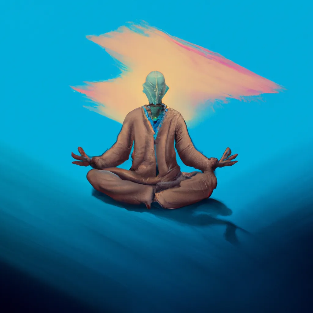 Ilustracao meditacao wallpaper