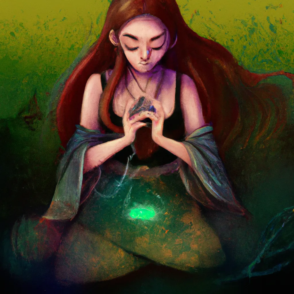 Meditação Wicca: Descubra como alcançar o equilíbrio espiritual! 7 Ilustracao meditacao wicca