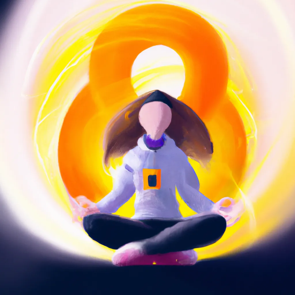 Ilustracao meditacao x yoga