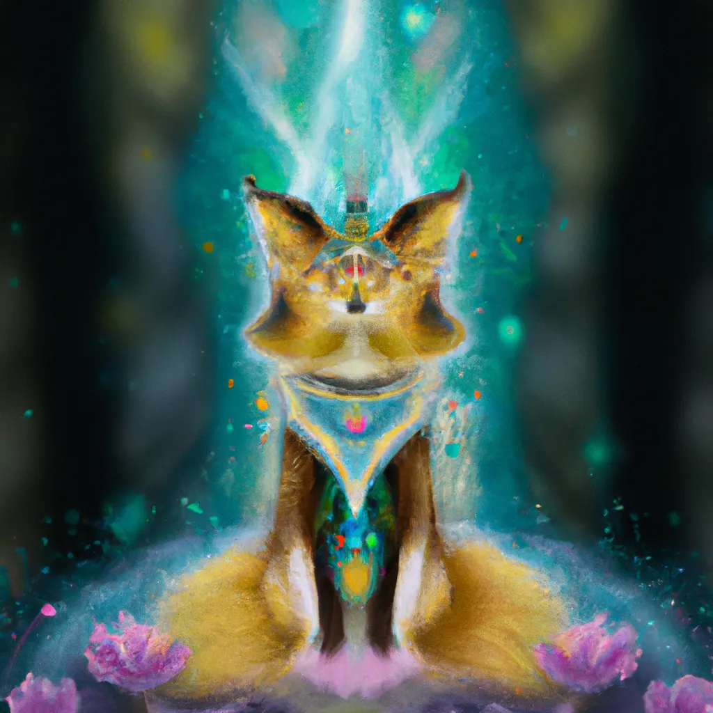 Ilustracao meditacao xamanica animal de poder