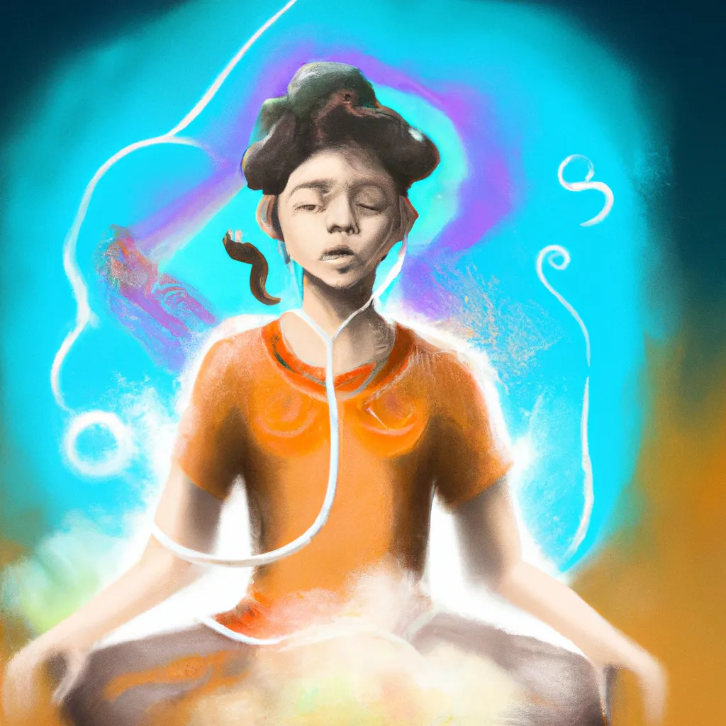 Ilustracao meditacao yoga nidra