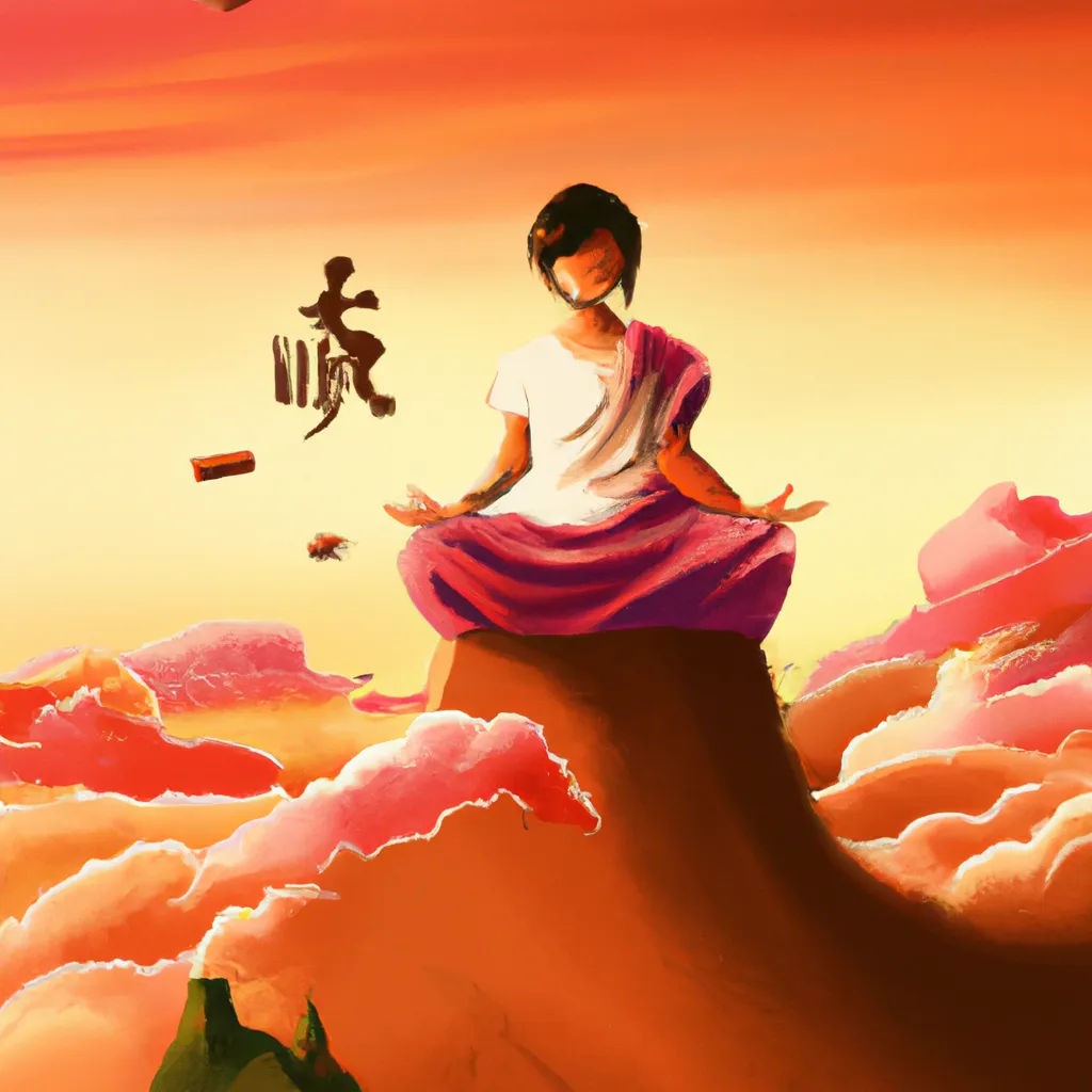 Ilustracao meditacao zen como fazer