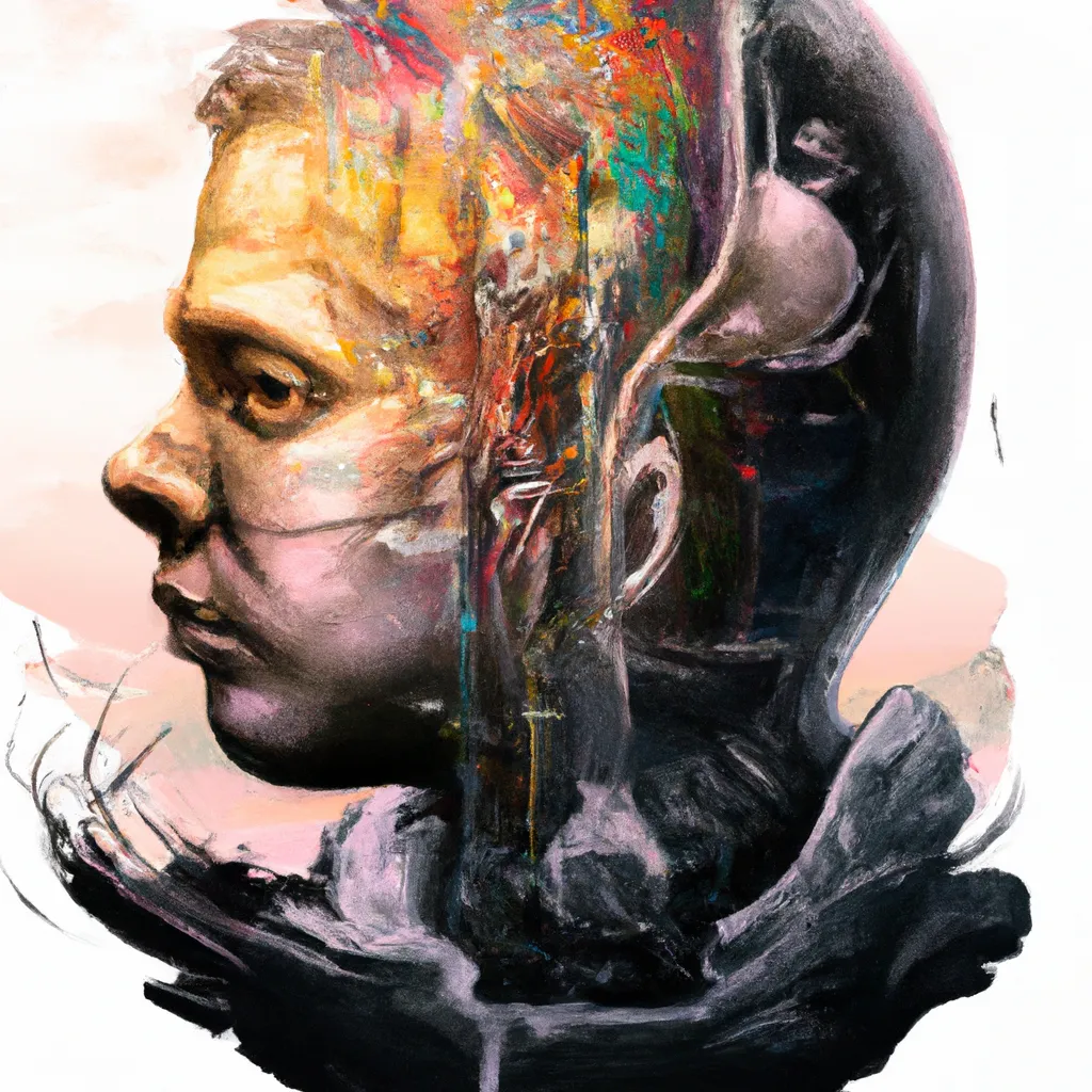 Ilustracao mediunidade ou esquizofrenia