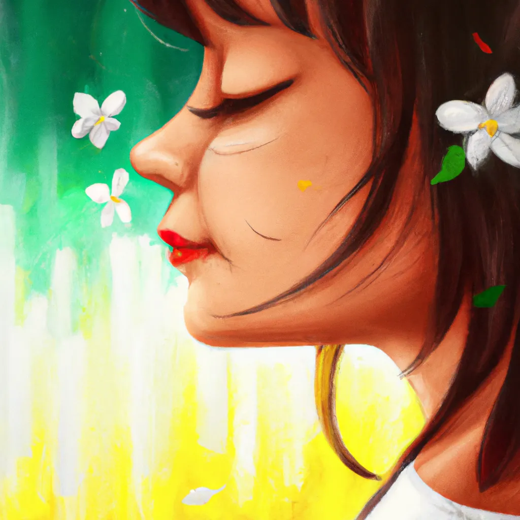 Ilustracao mediunidade que sente cheiros