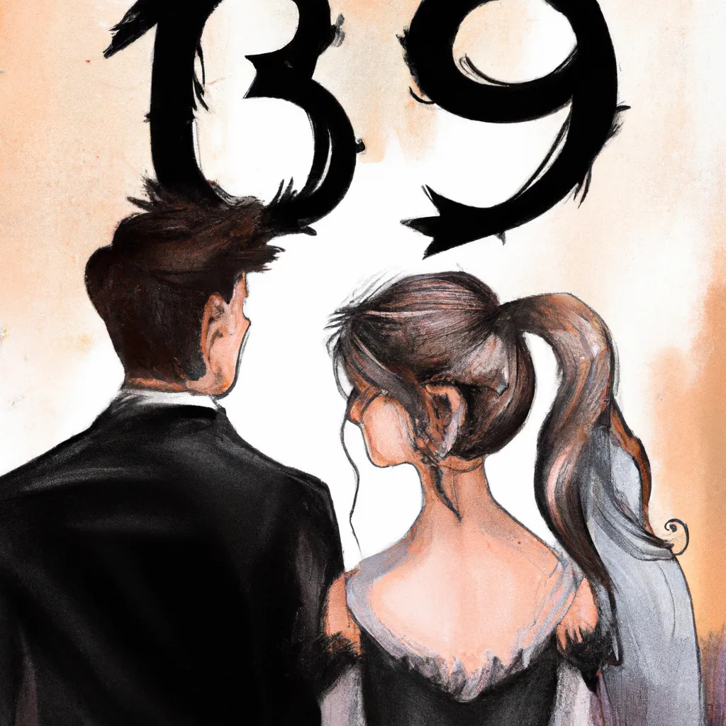 Ilustracao numerologia casamento