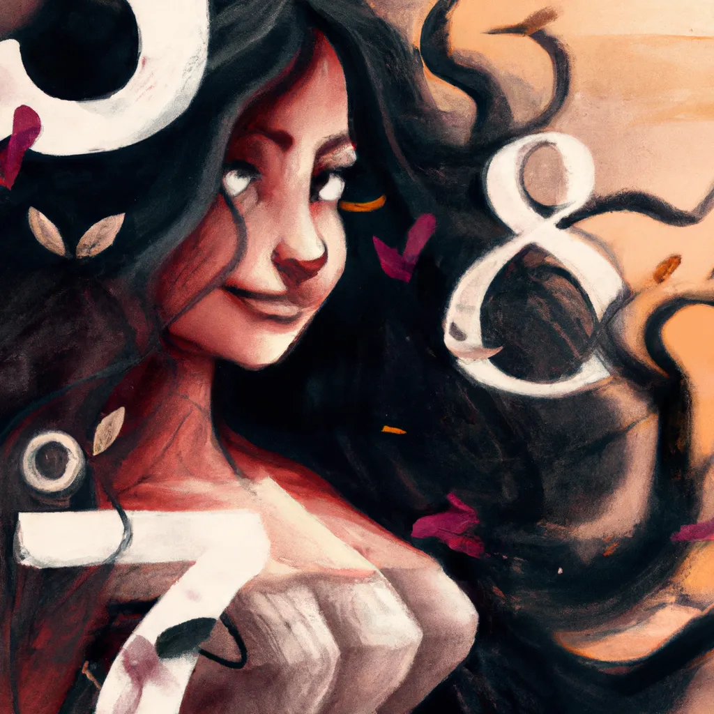 Ilustracao numerologia das letras