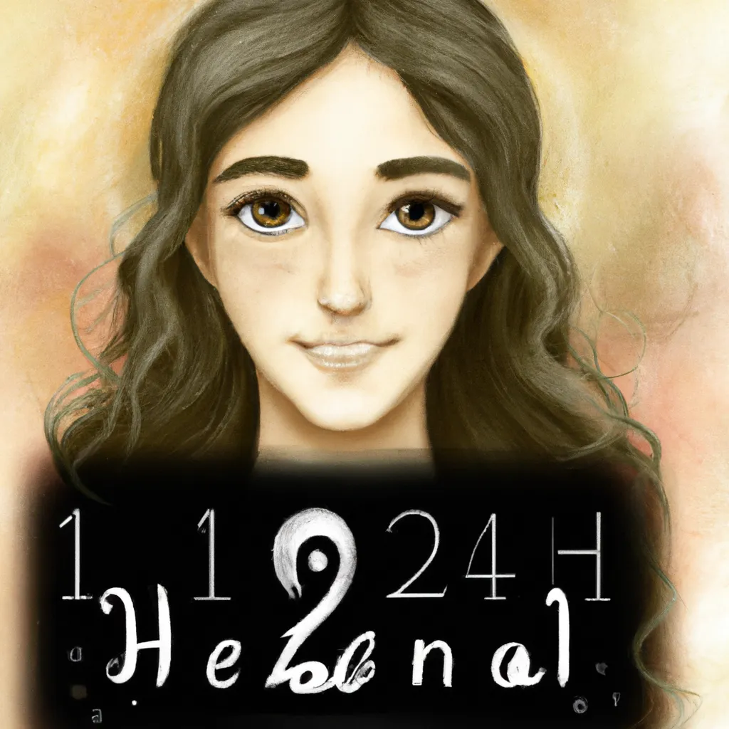 Ilustracao numerologia do nome helena